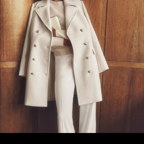 ANN TAYLOR THE PERFECT WIDE LEG PANT WINTER WHITE NEW 12 - Picture 6 of 9